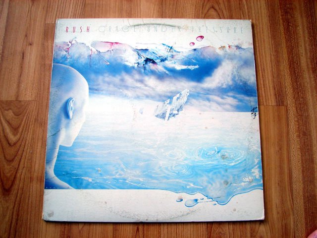RUSH GRACE UNDER PRESSURE VINYL LP RECORD