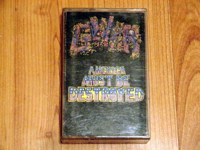 GWAR AMERICA MUST BE DESTROYED TAPE