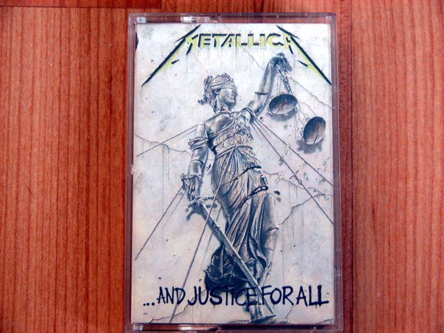 METALLICA ...AND JUSTICE FOR ALL TAPE