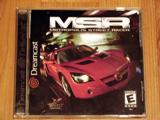 SEGA Dreamcast Metropolis Street Racer Game