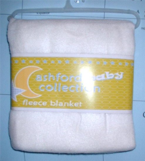 White Baby Fleece Throw Blanket Stars and Moon New