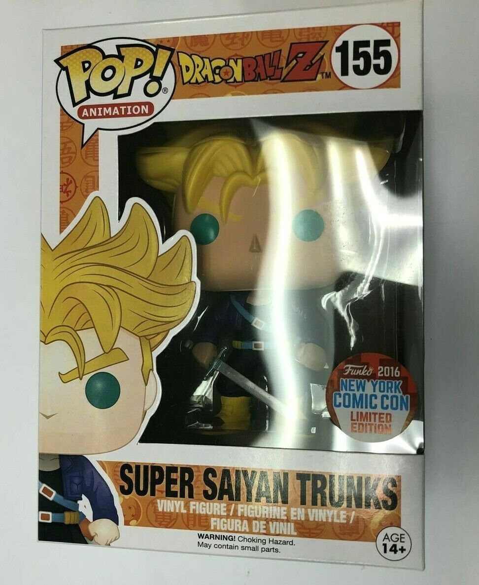 Funko Pop Super Saiyan Trunks New York Comic Con Edition