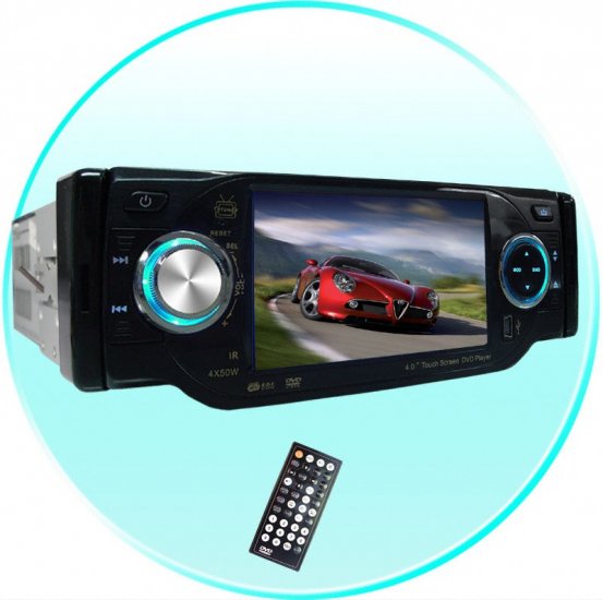 TV Tuner + Bluetooth Car DVD VIDEO Player - Plays DivX + MP4