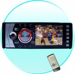 3.5-Inch TFT Car DVD and TV Player - USB Port + SD/ MMC/ MS Slot