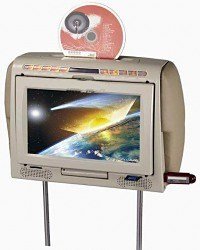 9.2-inch TFT-LCD Headrest all in One Car, DVD Player, Wireless IR With USB SD/MMC Card Reader