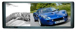 Rear View Mirror Monitor, 7 inches, TFT LCD Panel, Apply to VCD/DVD/TV/GPS