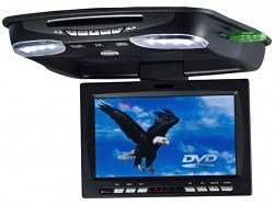 9.2 inches Super Slim TFT-LCD Roof Mounted all in One Car, DVD Player, TV, IR, USB &SD/MMC Slot