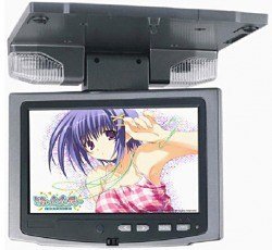 7 inches Revolving Roof Mounted Car Monitor, w/IR, NTSC/PAL