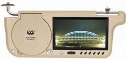 7 inches Sun Visor Monitor, Built-in DVD player, FM, New TFT LCD Monitor
