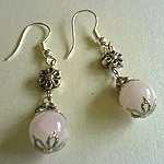 Sweet Rose Quartz Earrings