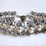 Swarovski Crystal and Pearl Glitters bracelet