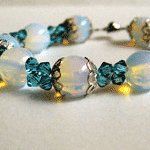 Opalised Glass Bracelet - Beauty Reflections