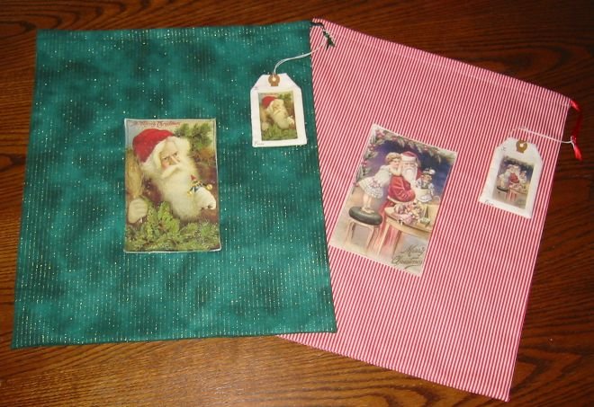 Fabric Gift Bags E-Pattern EC