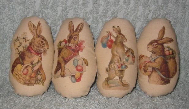 Primitive Printed Easter Eggs EC