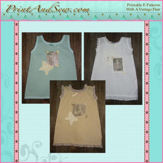 Altered Art Vintage-look Slip EC