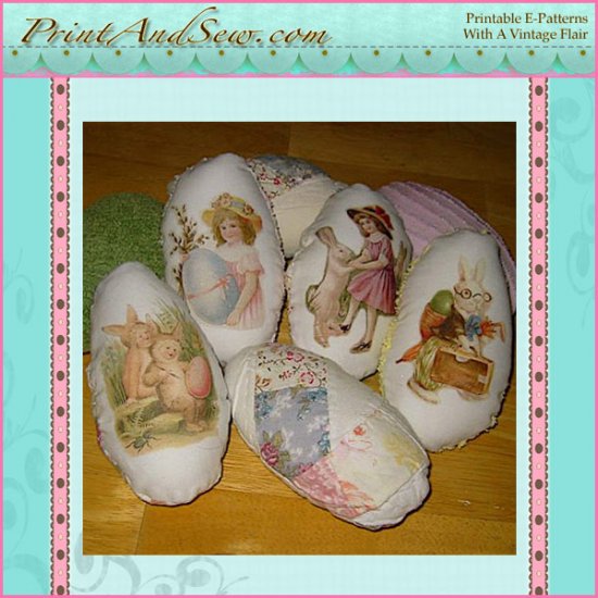 Vintage Easter Egg Ornies - Bowl Fillers EC