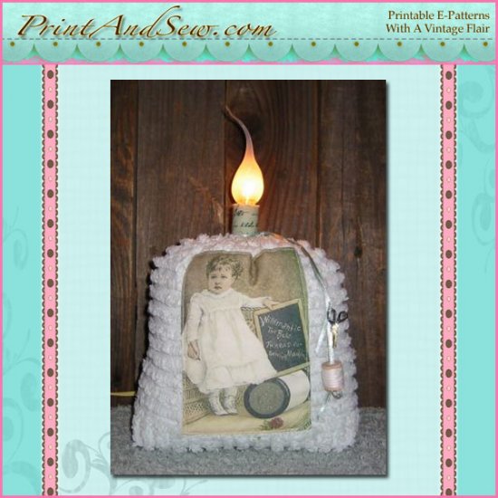 Vintage Sewing Lamp E-Pattern EC