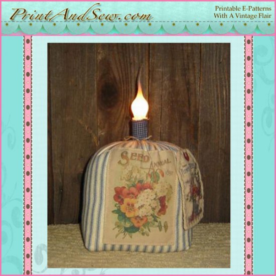 Reproduction Seedpacket Lamp EC