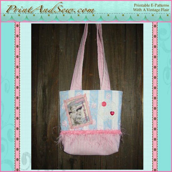 Altered Art Purse- Pretty Princess E-Pattern EC