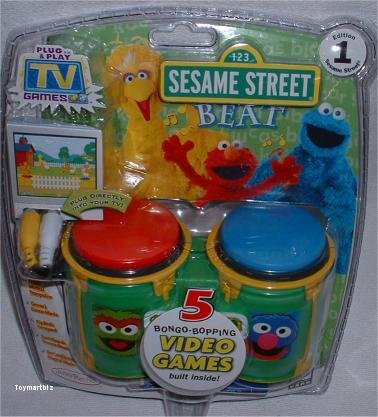 Sesame Street Bongo Bop Plug it and Play it Video Game