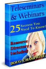 Teleseminars and Webinars