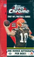 2007 Topps Chrome Football Hobby Box