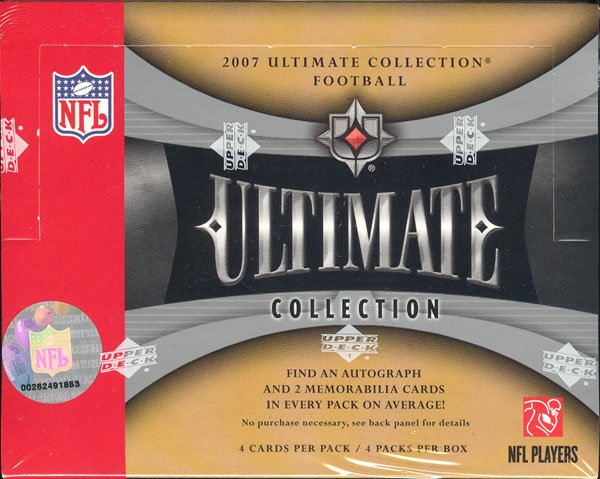 2007 Upper Deck Ultimate Collection Football Hobby Box