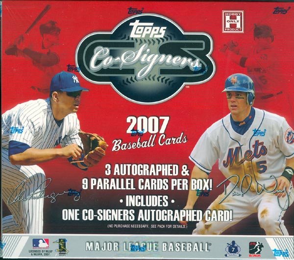 2007 Topps Co-Signers Baseball Hobby Box