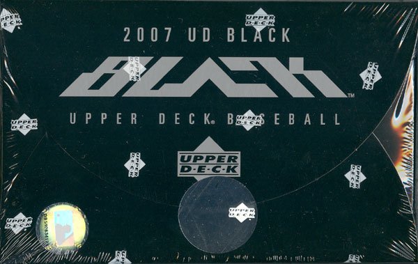 2007 Upper Deck Black Baseball Hobby Box