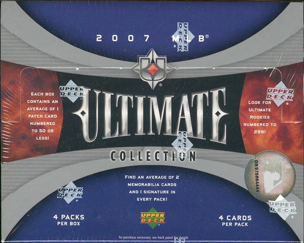 2007 Upper Deck Ultimate Collection Baseball Hobby Box