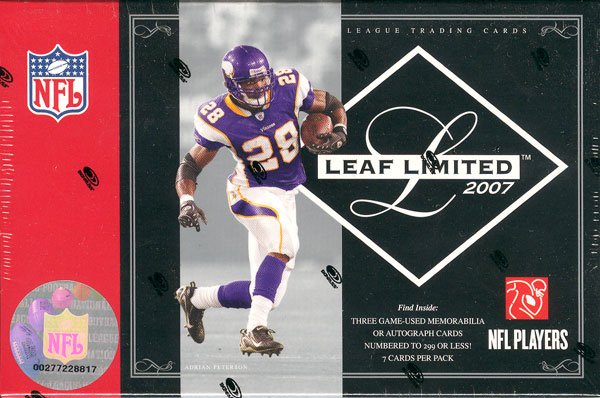 2007 Leaf Limited Football Hobby Box
