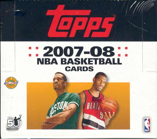 2007/08 Topps Basketball Jumbo HTA Box