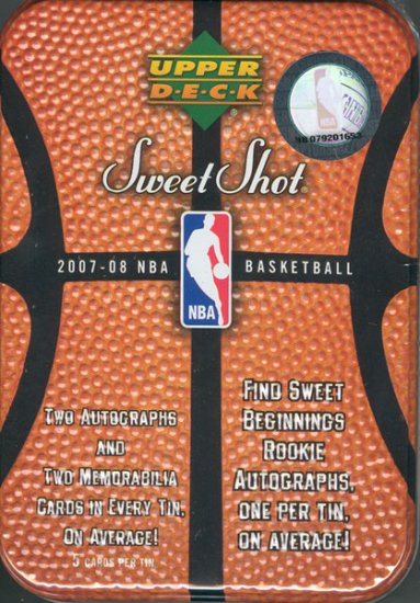2007/08 Upper Deck Sweet Shot Basketball Hobby Box