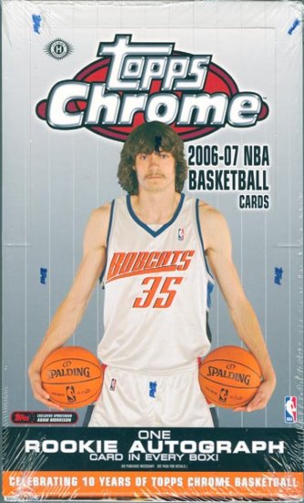 2006/07 Topps Chrome Basketball Hobby Box
