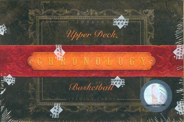 2006/07 Upper Deck Chronology Basketball Hobby Tin/Box