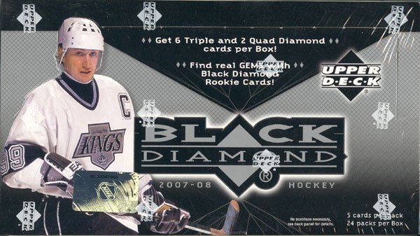 2007/08 Upper Deck Black Diamond Hockey Hobby Box