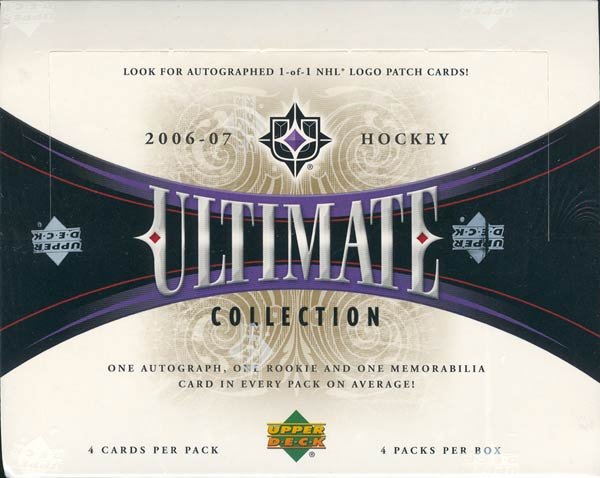 2006/07 Upper Deck Ultimate Collection Hockey Hobby Box