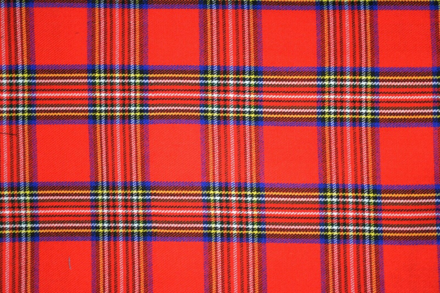 Ткань Новогодняя шотландка