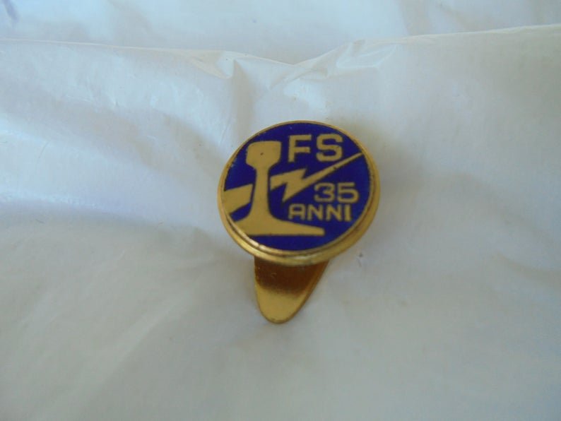 Fs Ferrovie Dello Stato Italian Train Railways Pin Lacqu S