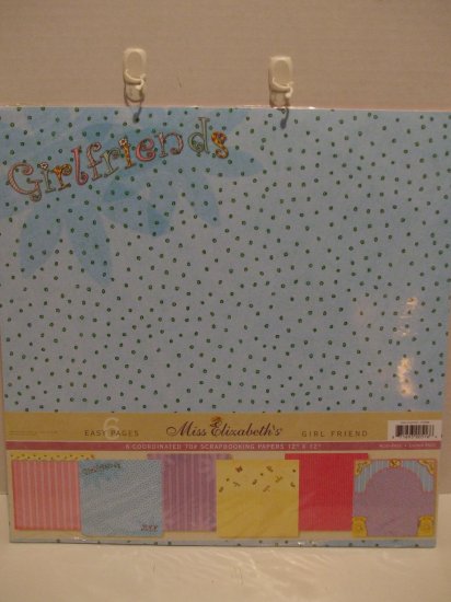 Girl Friend Scrapbooking Papers 12" x 12"