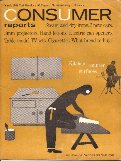 CONSUMER REPORTS-MARCH 1958