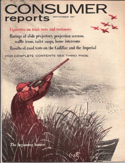 CONSUMER REPORTS - SEPTEMBER 1957