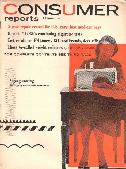 CONSUMER REPORTS - OCTOBER 1957