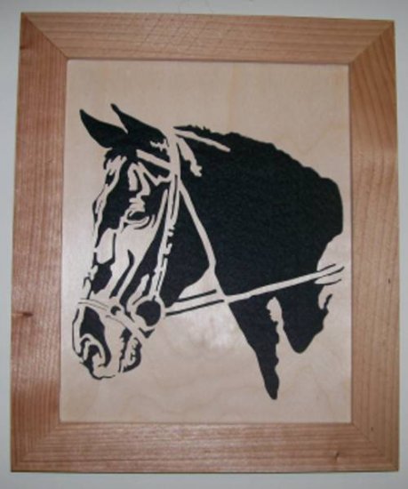 Horse Head1 Scroll Saw Picture