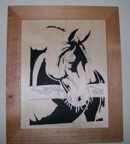 Whiskers Scroll Saw Picture