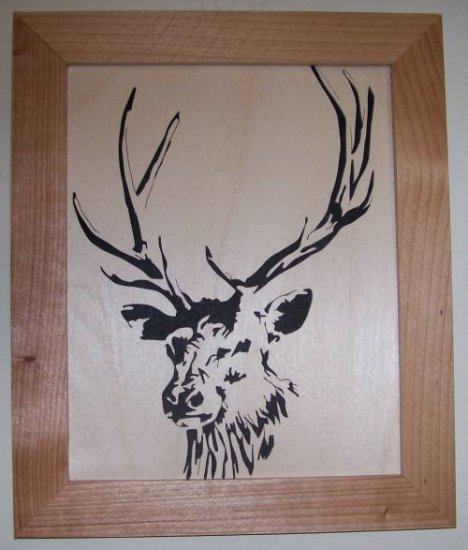 Elk1 Scroll Saw Picture