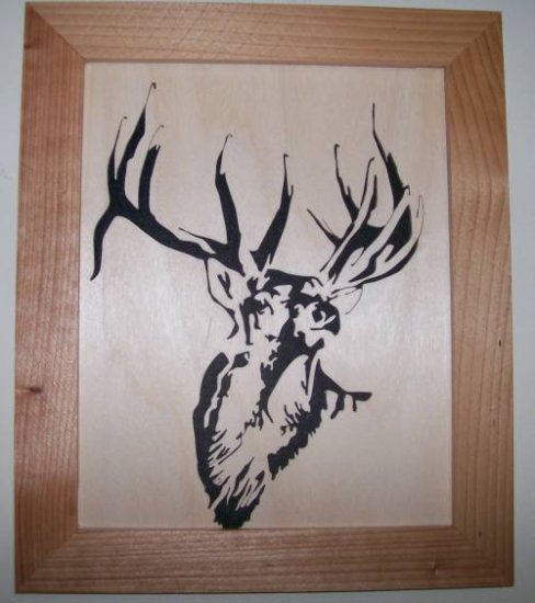 Elk2 Scroll Saw Picture