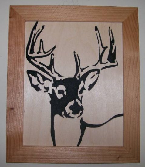 Whitetail Deer2 Scroll Saw Picture