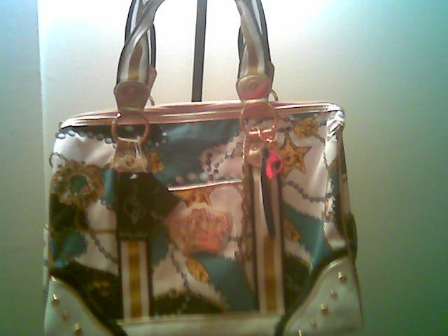 AUTHENTIC BABY PHAT OVERNIGHT HANDBAG, PURSE, BLUE