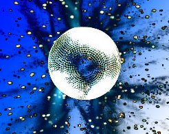 SOLAR POWERED DISCO BALL